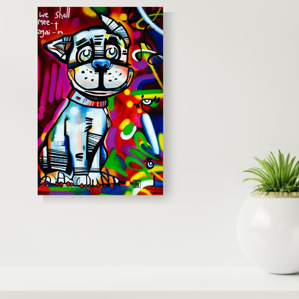 We Shall Meet Again - LEBO Steel Mineral Print